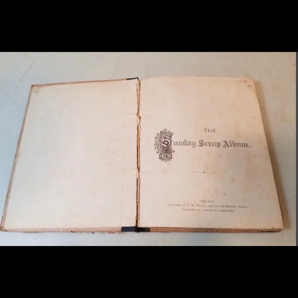 Antique 1880 The Sunday Scrap Album - Picture 4 of 16